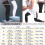 Leg Sleeves Compression Full-Length with Silicone Grip 2 2