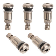 Valves de pneus en acier inoxydable (lot de 5)