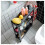 VESKEN Black Slim Storage Trolley 54x18x71cm 2