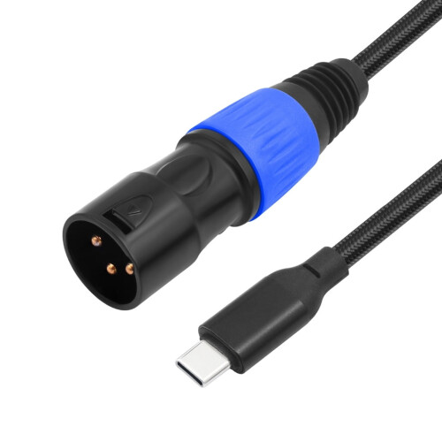 Καλώδιο στερεοφωνικού ήχου USB-C σε 3 ακίδων XLR για μίξερ