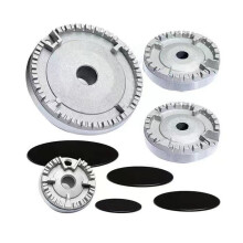 Brännarlockset till spis, metalllock, 4 delar