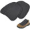 Couvre-bottes en cuir de vachette noir (2 pièces) 1
