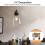 Pendant Light Kit with Plug Hemp Rope E26 Socket 16.5FT 7