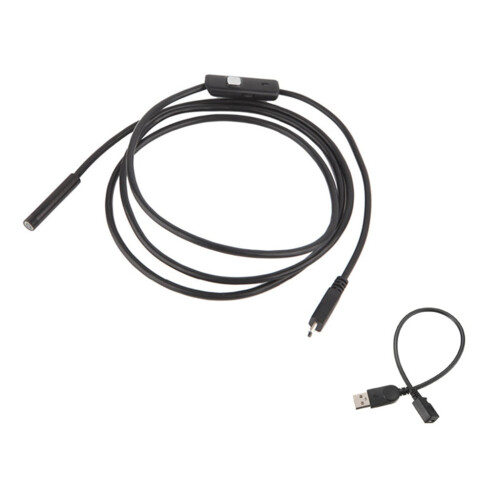 Câmera USB para inspeção de cobras com 6 luzes LED