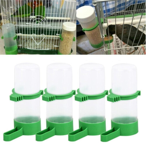 Bebedero automático de plástico para pájaros (1 unidad)