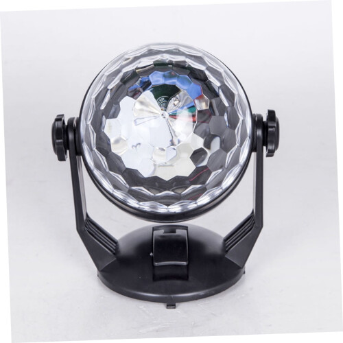 Disco Party Light Black ABS Sound-Activated 5 Inch 2