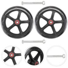 Wheelchair Front Wheel Replacement Tire Polyurethane 2 pcs