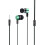 Auricolari in-ear verdi con microfono, cavo da 3,5 mm, per iOS 1