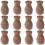 Boutons en bois en forme de vase (12 pièces) 1