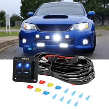 LED Light Bar Wiring Harness Kit 16 AWG 12V 5-Pin