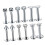 Stainless Steel Lip Ear Studs 12 Pieces 16G CZ 2