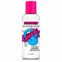 Smack Tarts Lickable Massage Oil – Strawberry – 2oz Bottle