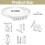 Rail de rideau de plafond flexible de 3 m avec supports 3