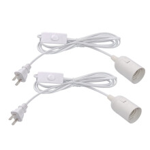 Retro Hanging Light Kit E26/E27 Pendant Lamp 2-Pack White