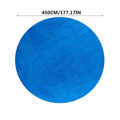 Round above-ground pool cover protector black 1 piece 1