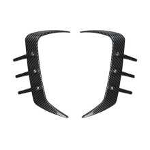 Rear Bumper Spoiler Flank Tail Wind Knife Trim Cover for 5 Series G60 M Sport 2024 2025 Accessories Carbon Fiber
