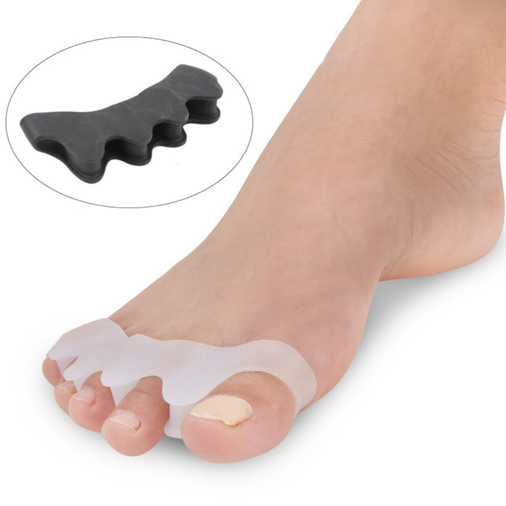 Pink Toe Separators and Protectors Gel Straighteners for