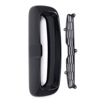 1 Conjunto para Cooper S R55 R56 R57 R58 07-13 ABS Preto Brilhante Dianteiro Motor Capô Scoop Saída de Ar Ventilação Capa Guarnição