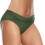 Women's Twist Front Cheeky Bikini Bottoms Ruched 4