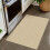 Washable woven area rug non-slip rubber back 2x3 ft 2