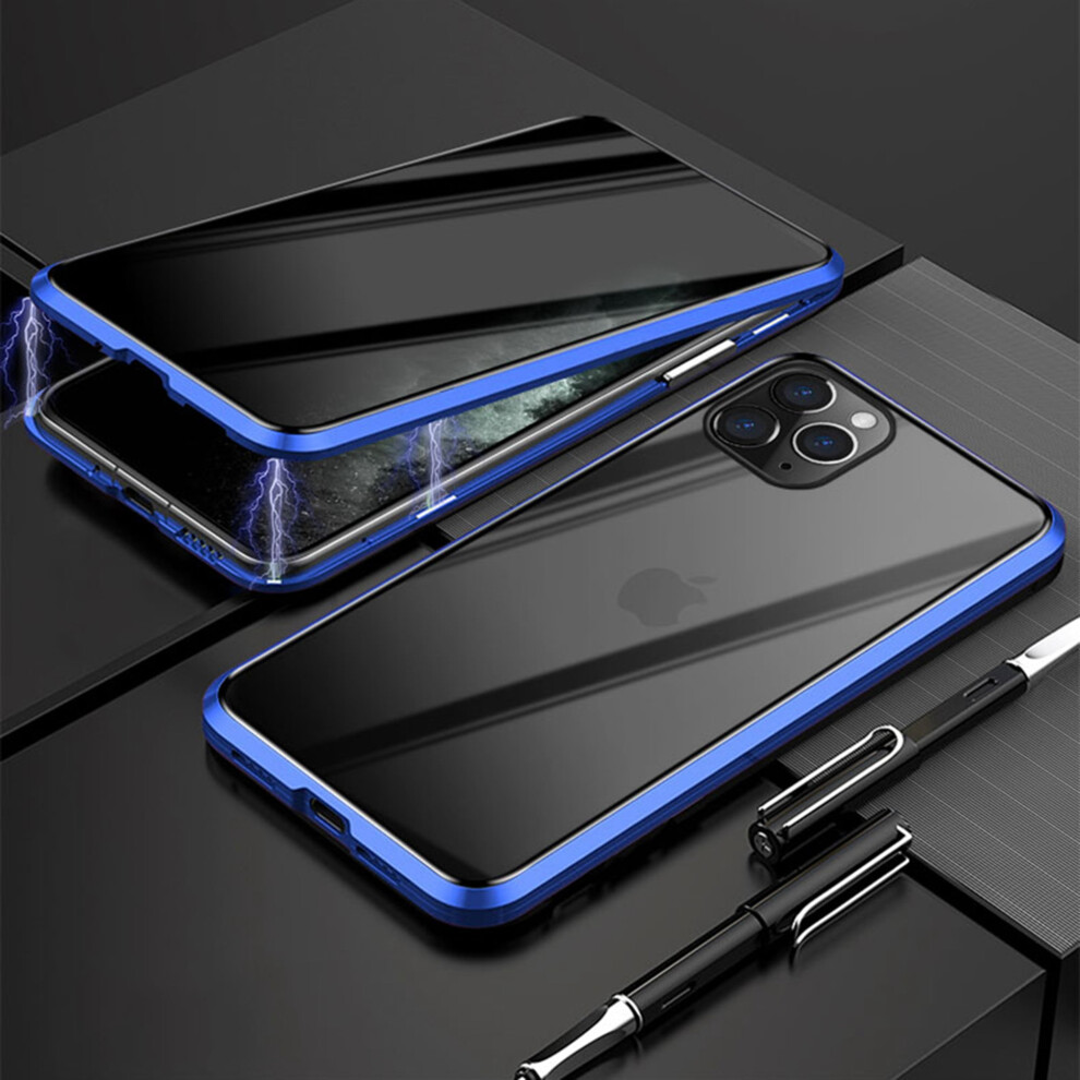 Iphone 11 Pro 5.8" Privacy Magnetic Case With Tempered 9341593935371