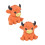 Kandy Toys 15Cm Large Squishy Highland Cow 2