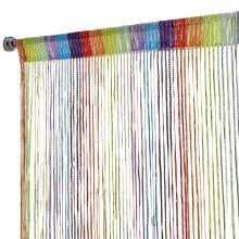 Door String Curtain with Silver Glitter Thread 1 Pack