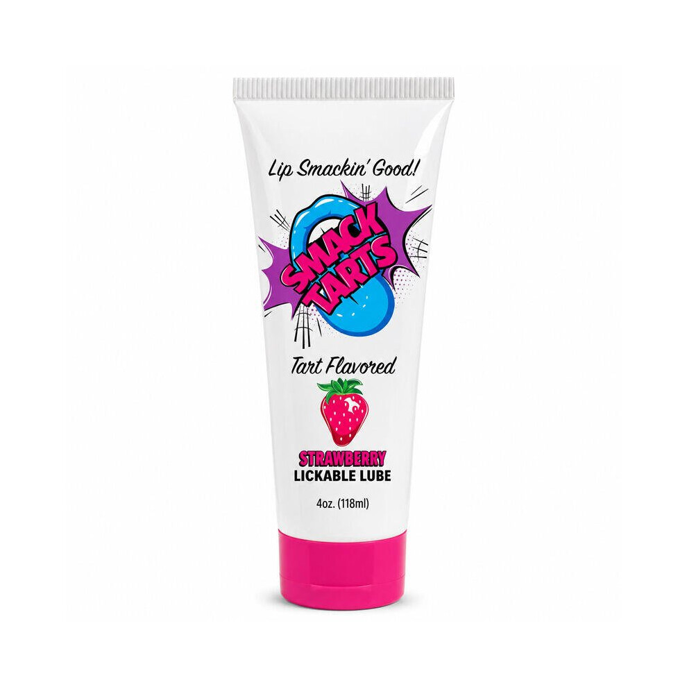 Doc Johnson Smack Tarts Lickable Lubricant Â Sour Strawberry Â 4Oz Bottle