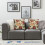 Bloemenkussenslopenset wit, queensize, 2 stuks 2