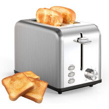 Grille-pain 2 tranches en acier inoxydable Ă fentes extra larges 6Browning