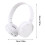 Bluetooth-hovedtelefoner med hvidt kabel og gaming-headset 3
