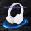Bluetooth-hovedtelefoner med hvidt kabel og gaming-headset 5