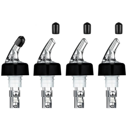 Bec verseur automatique pour liqueur 30 ml (1 oz) - Ensemble de 4 pièces