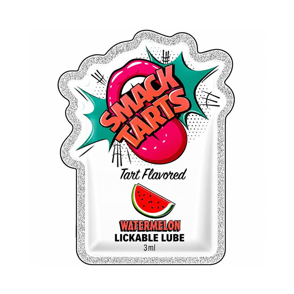 Doc Johnson Smack Tarts Lickable Lubricant – Sour Watermelon – 3Ml Sachet