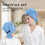 Microvezel haarhanddoek voor dames, 24,8 x 41,3 inch 7