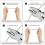 2Pcs Ceiling Fan Pull Chain Set w/ Decorative Bulb, 13.6", Compatible with Ceiling Fans & Lights 5