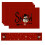Julbordstabletter med linnetryck, set, 4 delar 2