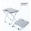 Folding Bench Plastic Gray 1 Piece 3