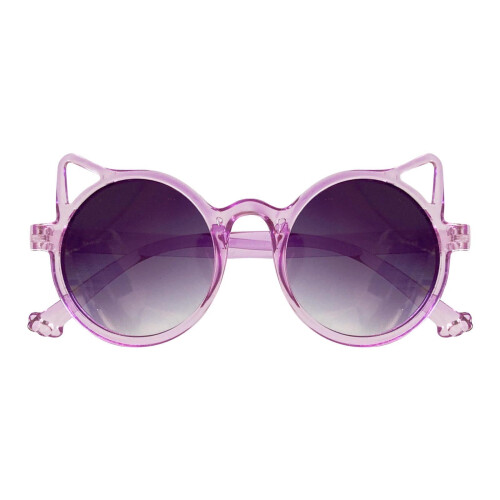 Kids Sunglasses Cute Kitty Design Purple One Size