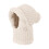 Gorro feminino 3 em 1 com cachecol e máscara, bege 1