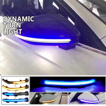 Car Turn Light LED Rearview Dynamic Flowing Type Turn Light For   7 Single Color Yellow