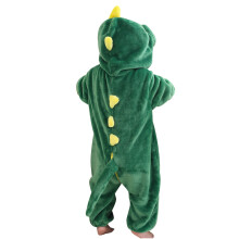 Dinosaur Baby Onesie Soft Flannel Long Sleeve 3M–3Y