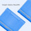 Phone Desk Stand Adjustable Foldable Blue One Size 8