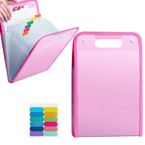 Portable Folder Bag with 13 Compartments Thickened 1