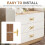 Gold Brass Bow Drawer Knobs 2 pcs 7