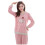 Conjunto de pijama de oso de algodón de manga larga. 1