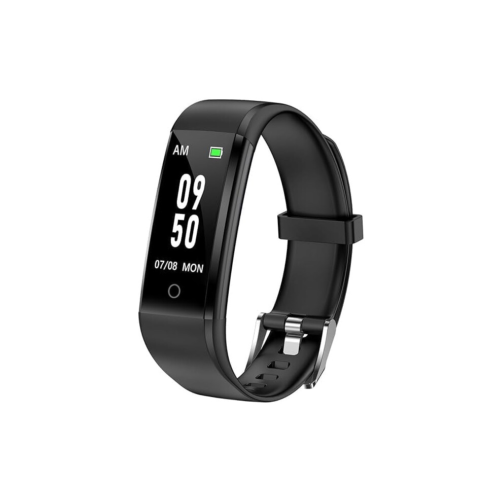 Pedometer Watch Step Calories Sleep Tracker Black 9097180096337