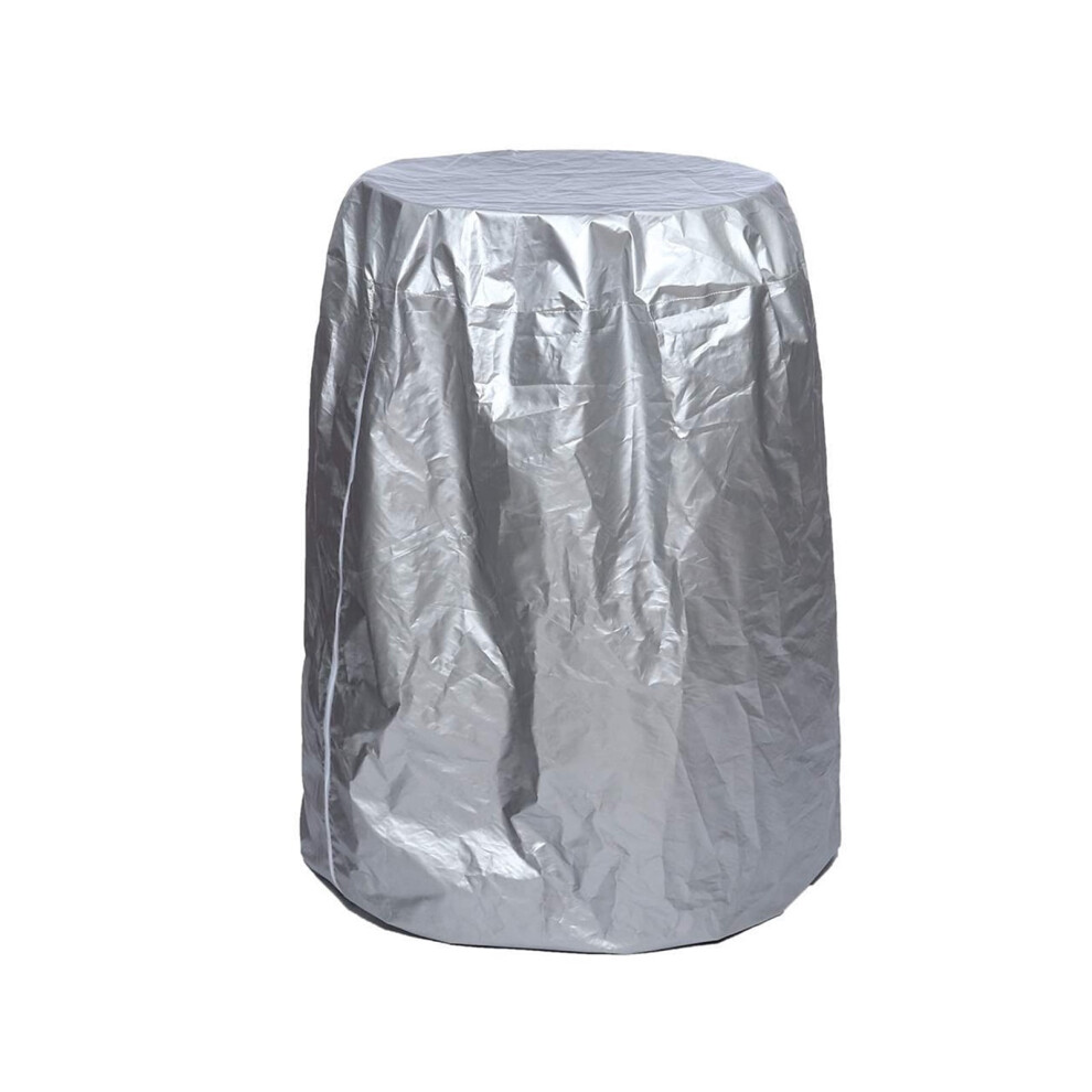 Car Tire Cover For 13-17 Inch Spare Wheel With Storage Bag Silver/Black 9097180080640