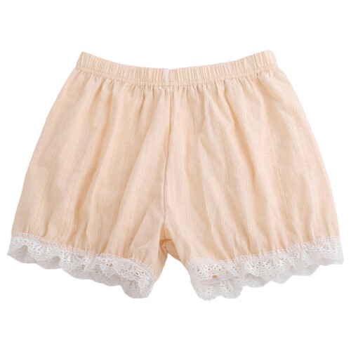 Women's Cotton Stretch Shorts Solid Color Loose Fit with