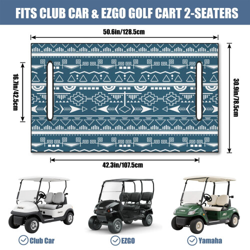 Capa para carrinho de golfe em microfibra, 51x31 polegadas. 2